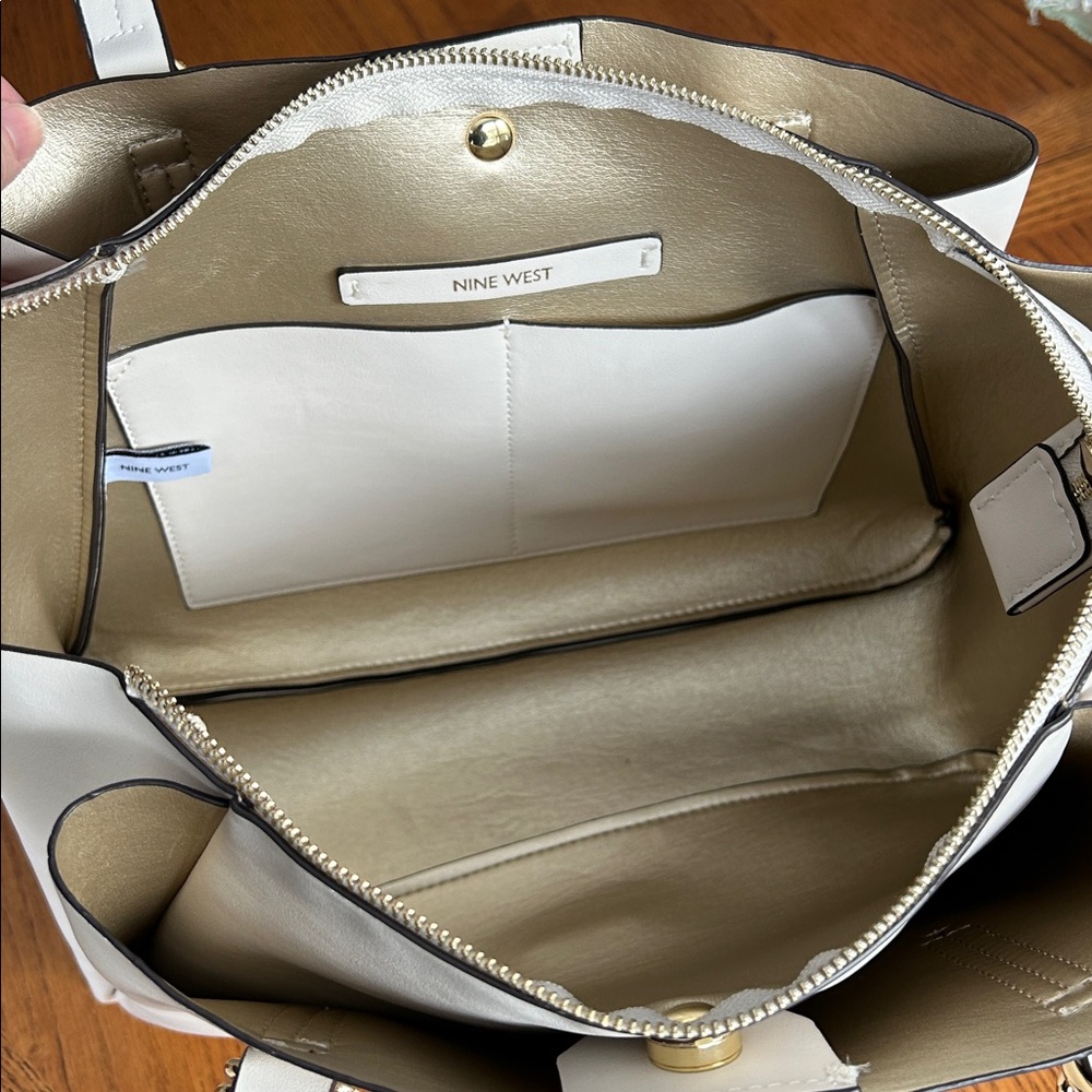 Nine West Cream Shoulder Bag - Picture 5 of 7